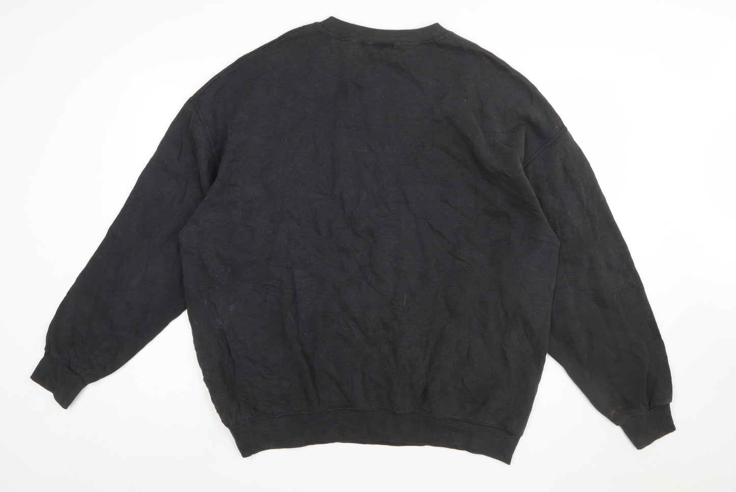 Lee Mens Black 2XL Heavyweight Graphic Pullover Sweatshirt