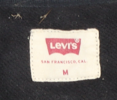 Levi's Womens Black Crew Neck Pullover Sweatshirt M