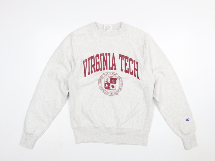 Champion Women's Grey Virginia Tech Reverse Weave Sweatshirt XS