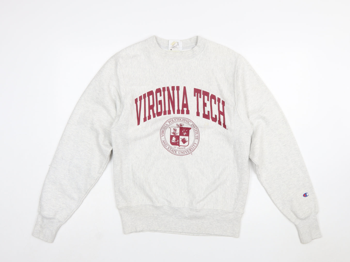 Champion Women's Grey Virginia Tech Reverse Weave Sweatshirt XS