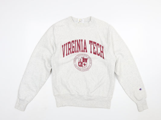 Champion Women's Grey Virginia Tech Reverse Weave Sweatshirt XS