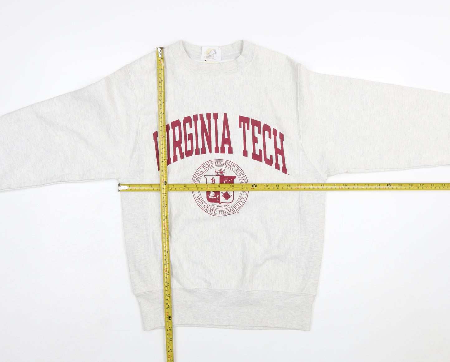 Champion Women's Grey Virginia Tech Reverse Weave Sweatshirt XS