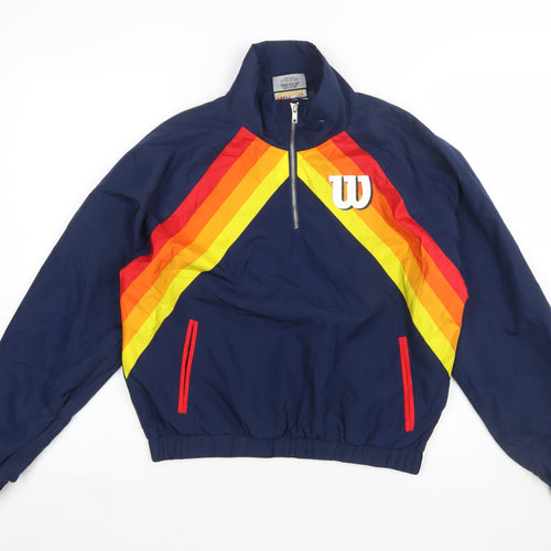 Wilson x Forever 21 Navy Retro Pullover Sweatshirt Women M