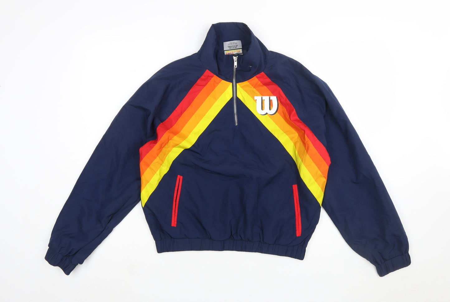 Wilson x Forever 21 Navy Retro Pullover Sweatshirt Women M