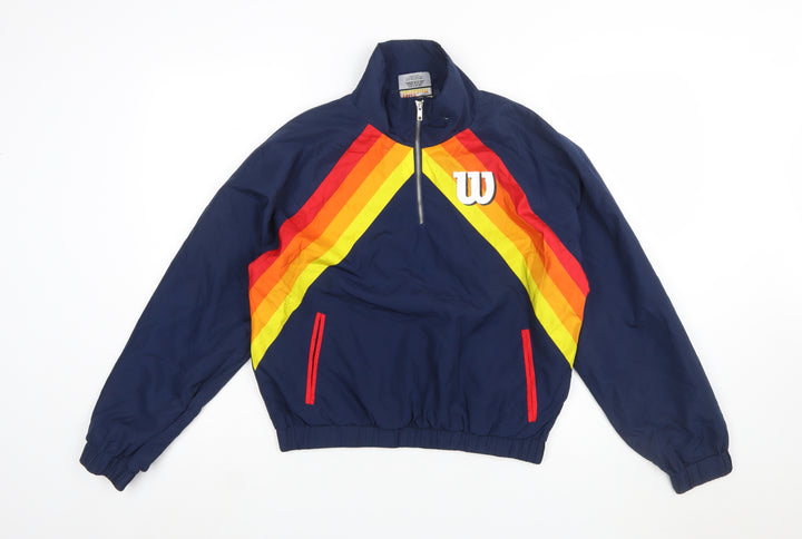 Wilson x Forever 21 Navy Retro Pullover Sweatshirt Women M