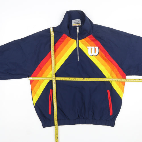 Wilson x Forever 21 Navy Retro Pullover Sweatshirt Women M