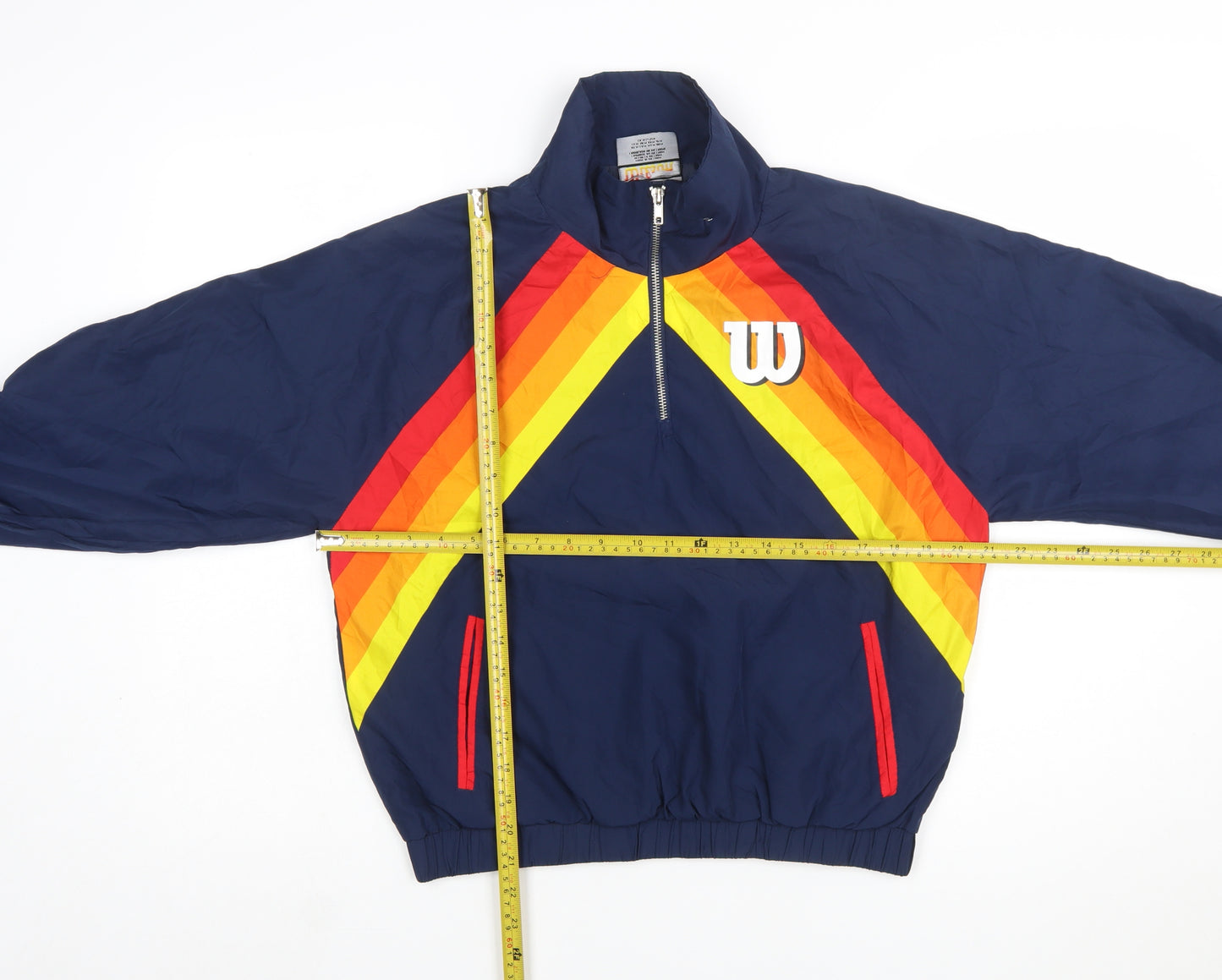 Wilson x Forever 21 Navy Retro Pullover Sweatshirt Women M