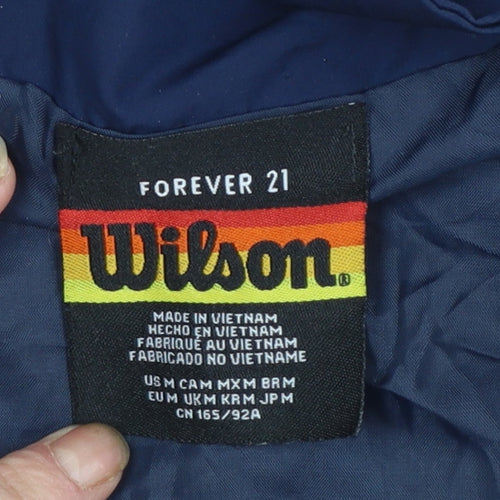 Wilson x Forever 21 Navy Retro Pullover Sweatshirt Women M