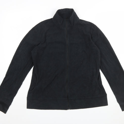 Columbia Women's Black Fleece Full Zip Jacket Size L