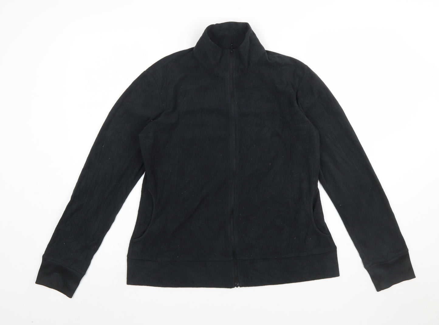 Columbia Women's Black Fleece Full Zip Jacket Size L