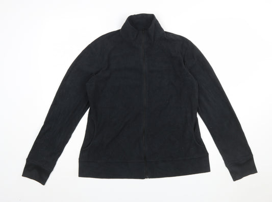 Columbia Women's Black Fleece Full Zip Jacket Size L