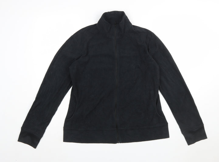Columbia Women's Black Fleece Full Zip Jacket Size L