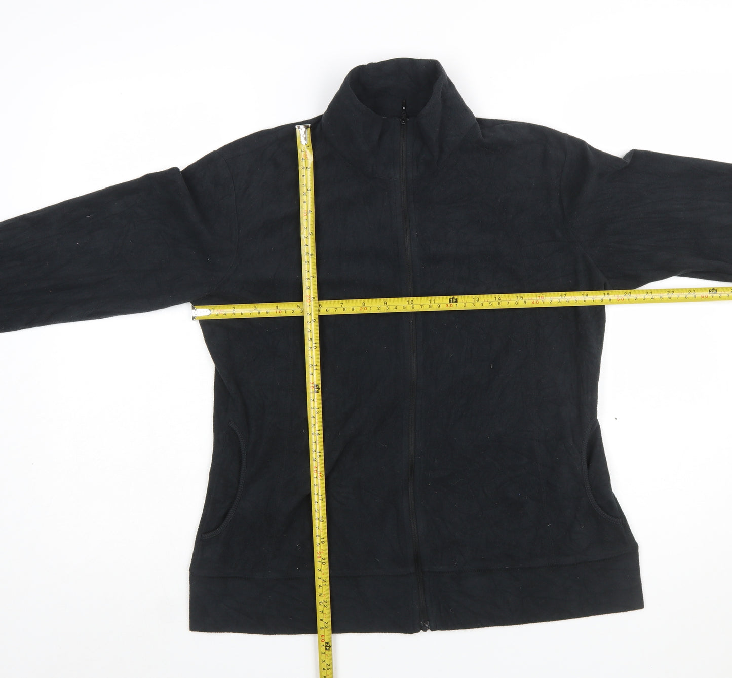Columbia Women's Black Fleece Full Zip Jacket Size L