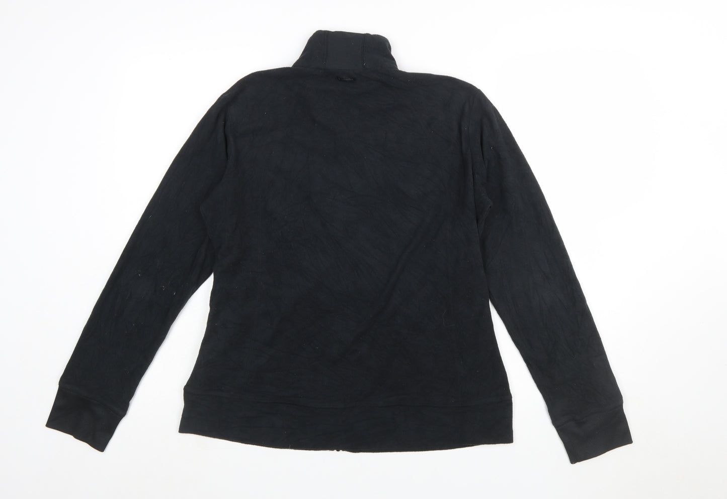 Columbia Women's Black Fleece Full Zip Jacket Size L