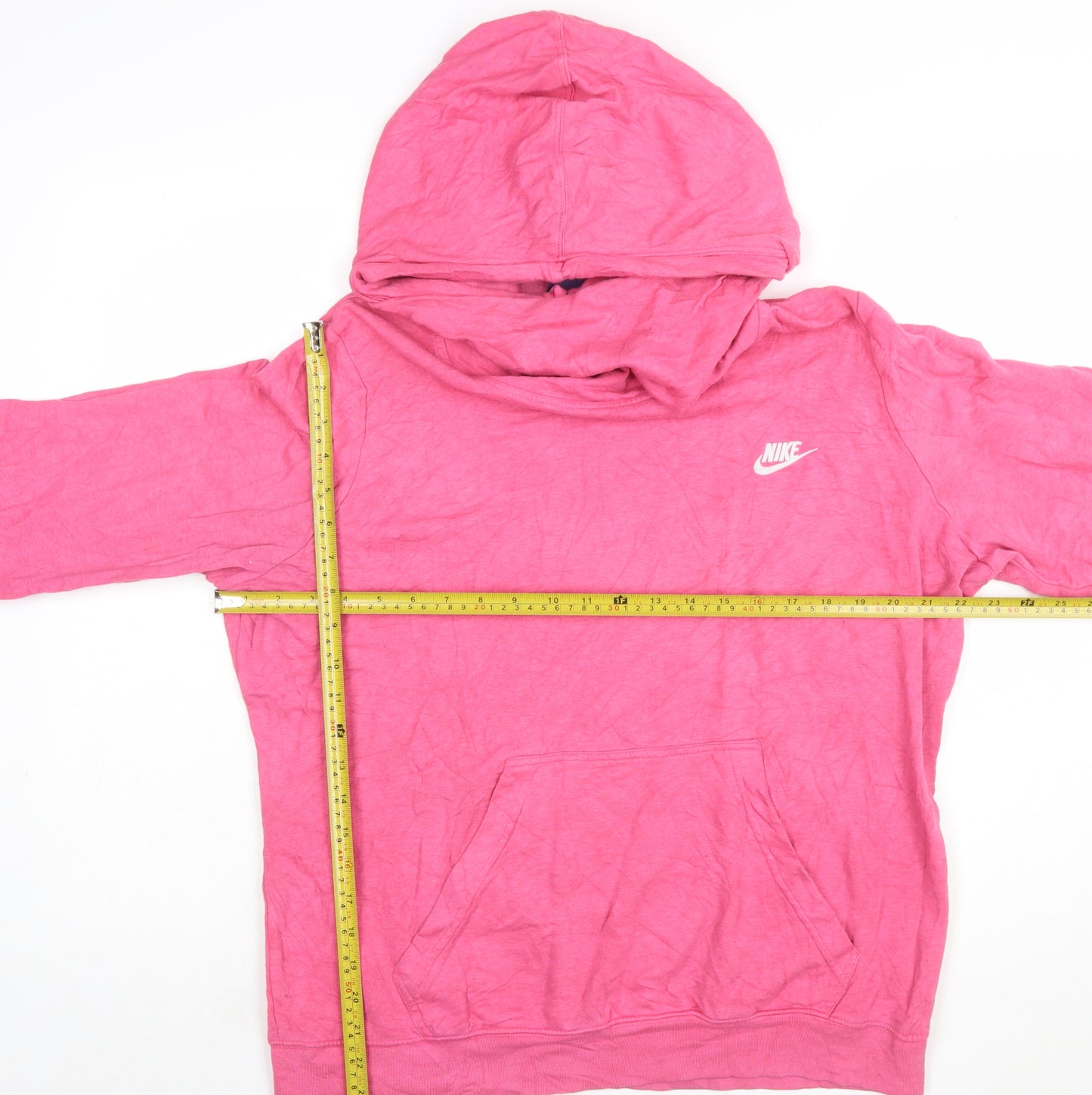 Nike Women’s Pink Pullover Hoodie XL Cotton Blend Casual