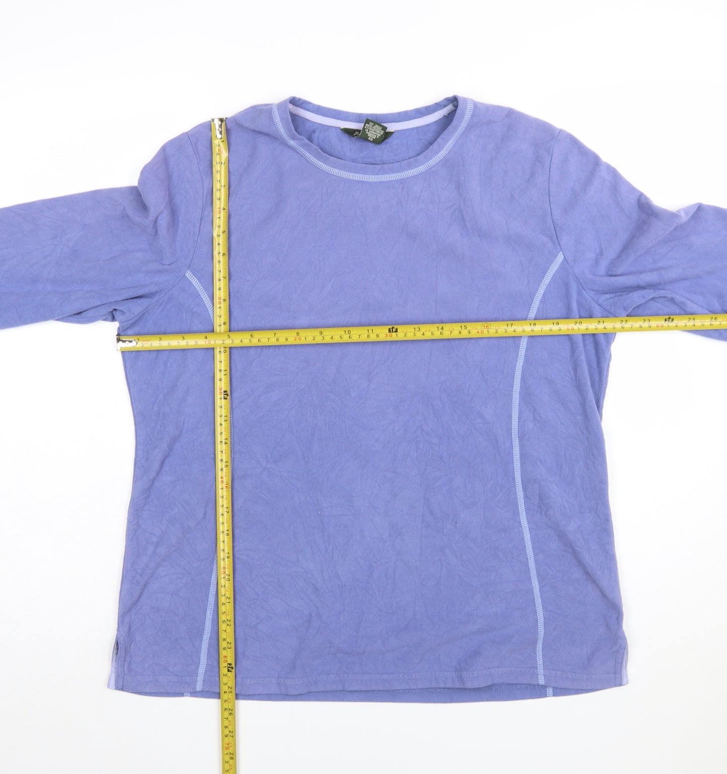Eddie Bauer Women's Purple XL Pullover Fleece Sweatshirt