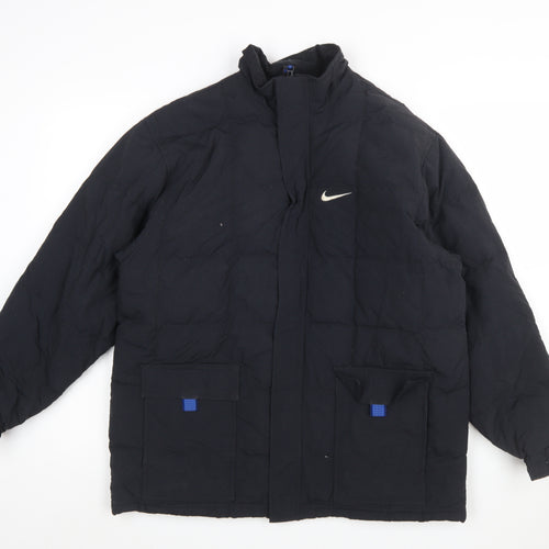 Nike Boys Black XL Puffer Jacket Down Insulated Winter Coat