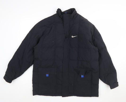 Nike Boys Black XL Puffer Jacket Down Insulated Winter Coat