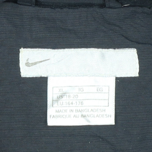 Nike Boys Black XL Puffer Jacket Down Insulated Winter Coat
