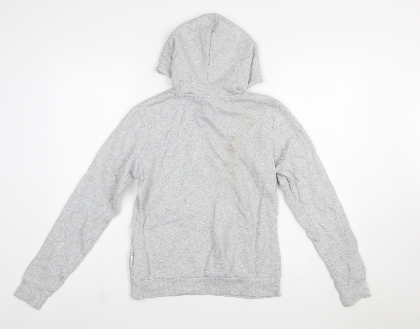 Puma Women’s Grey Pullover Hoodie Size 10 Logo Sweatshirt