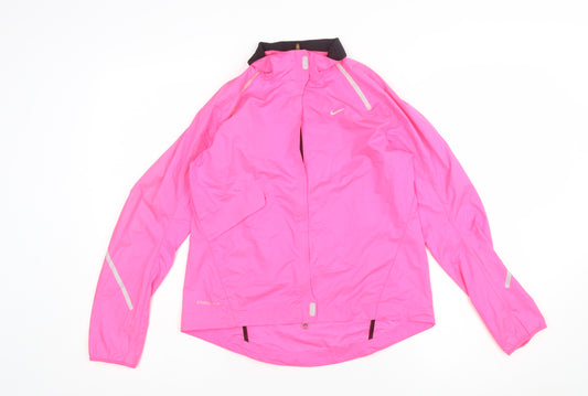 Nike Women's Pink Storm-Fit Windbreaker Jacket S
