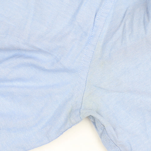 Tommy Hilfiger Men's Blue Slim Fit Stretch Button-Up Shirt Size S