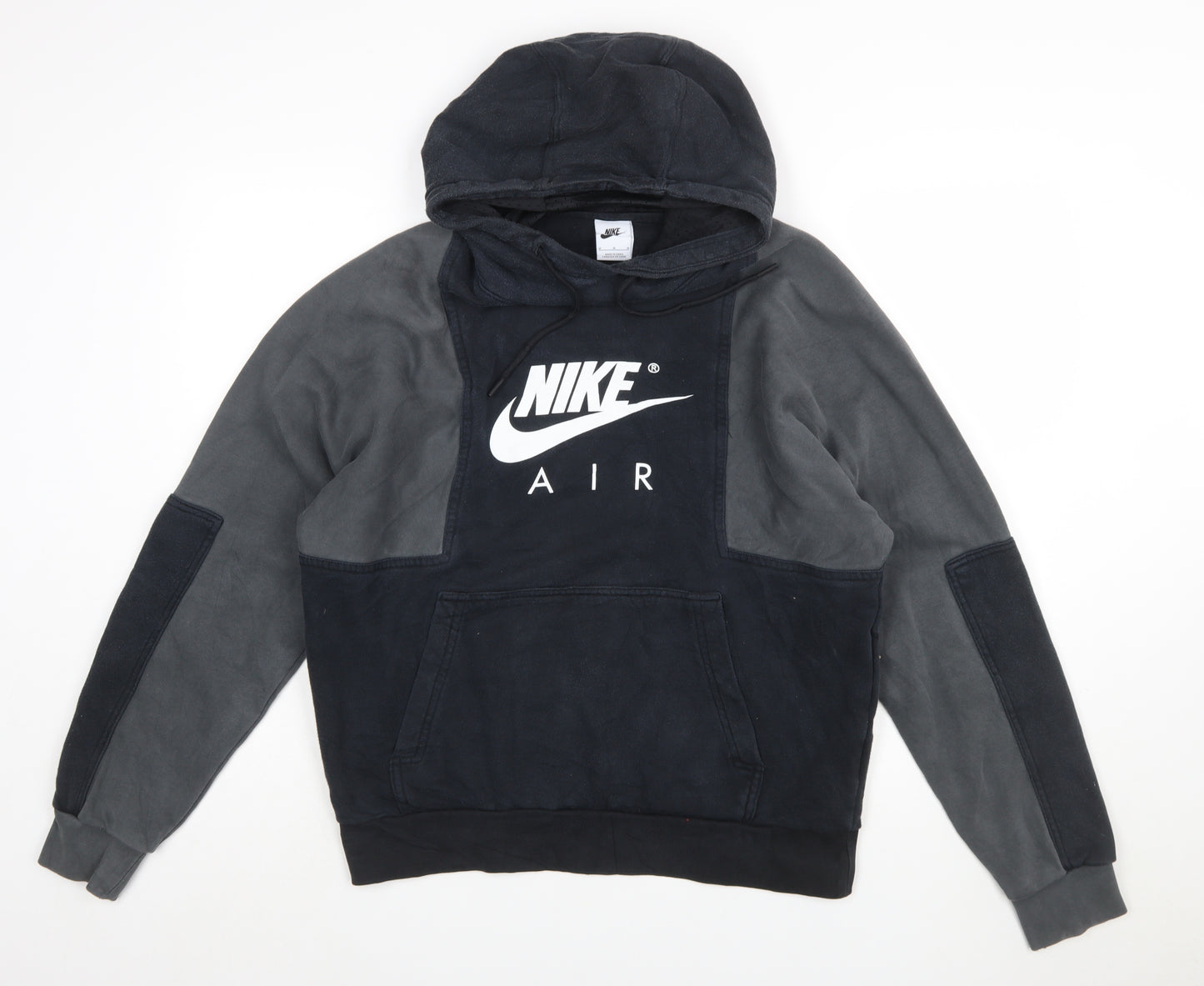 Nike Men's Black Pullover Hoodie M Sports Fleece Sweatshirt
