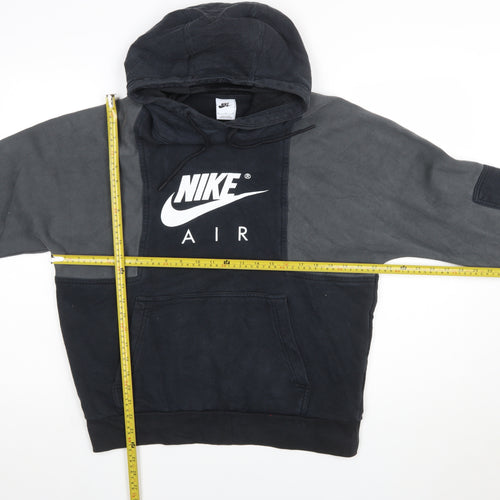 Nike Men's Black Pullover Hoodie M Sports Fleece Sweatshirt