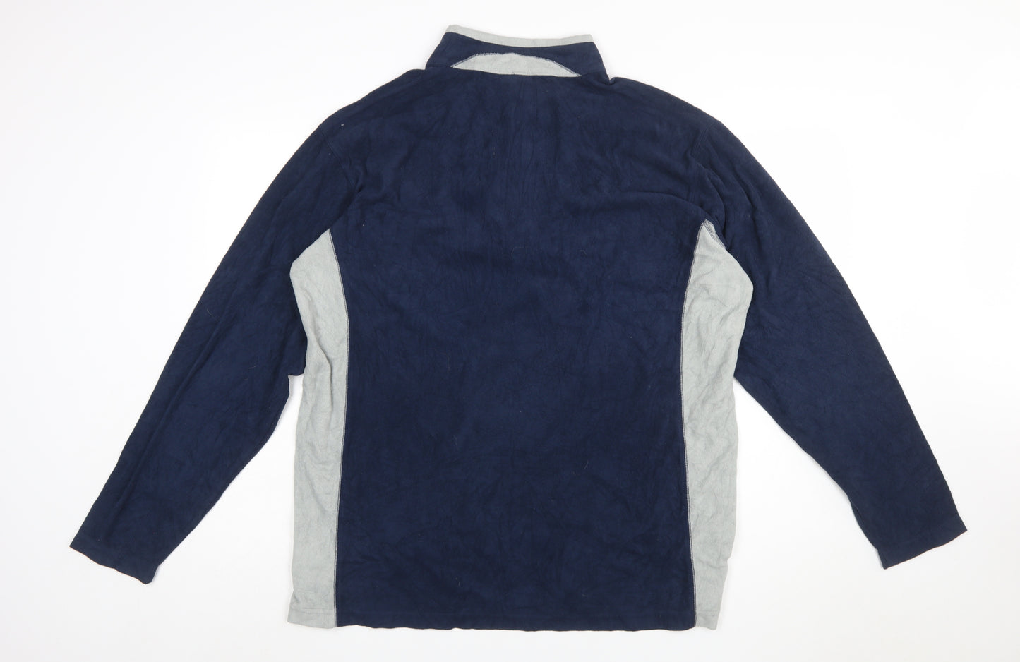 Columbia Men’s Blue Fleece 1/4 Zip Sweatshirt XL Outdoor Pullover