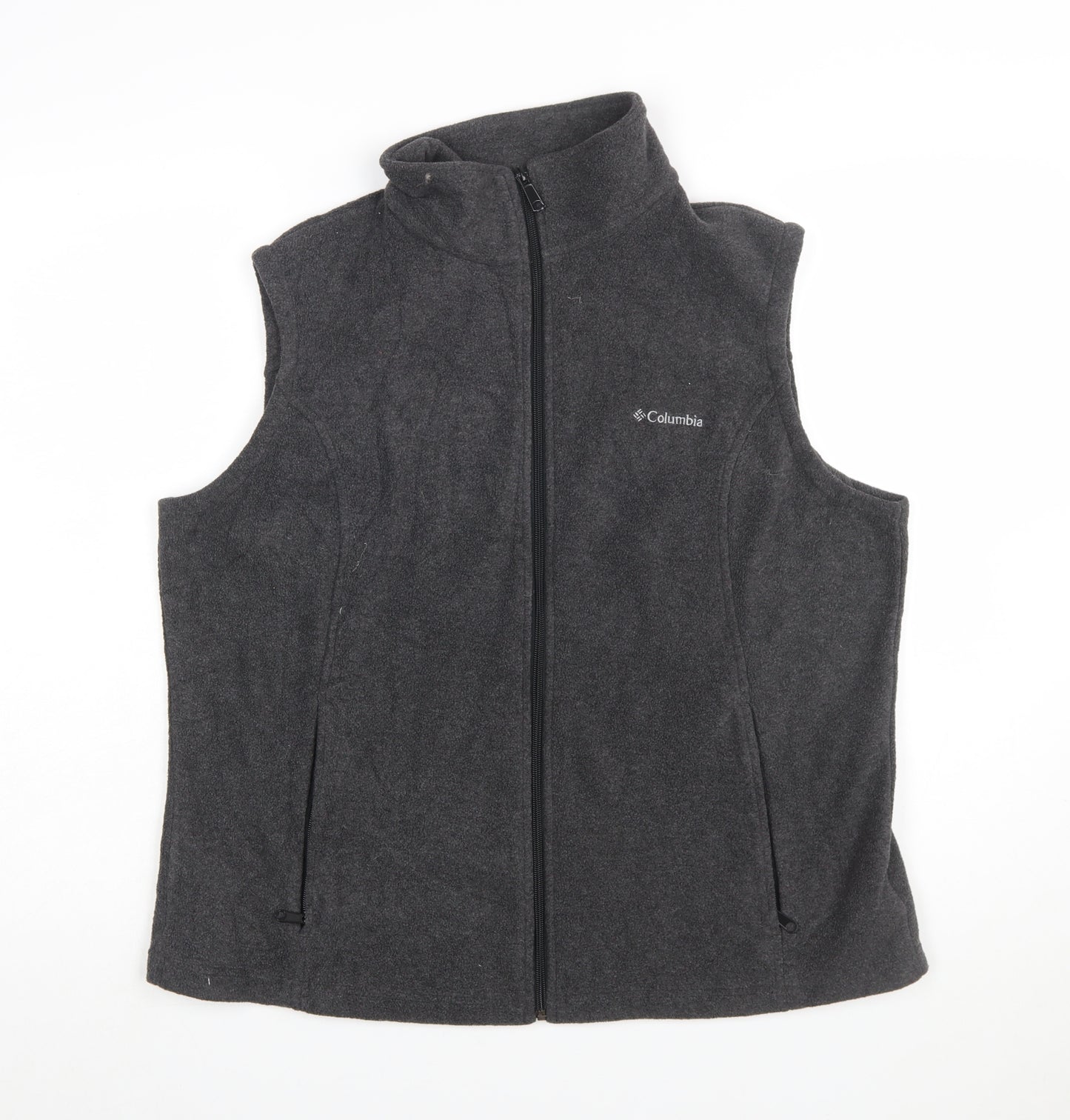 Columbia Women's Grey Fleece Waistcoat XL Lightweight Bodywarmer