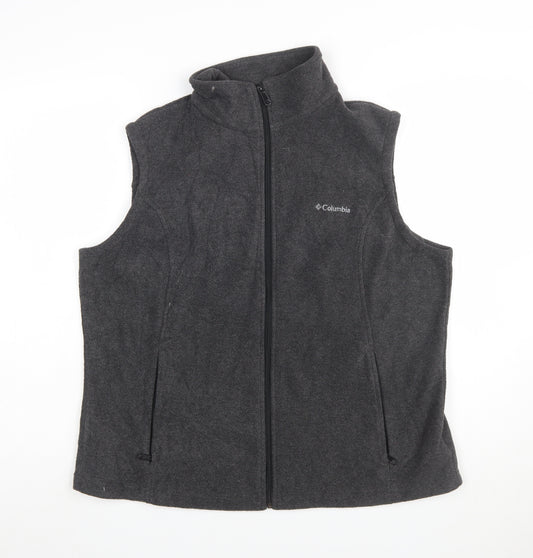 Columbia Women's Grey Fleece Waistcoat XL Lightweight Bodywarmer