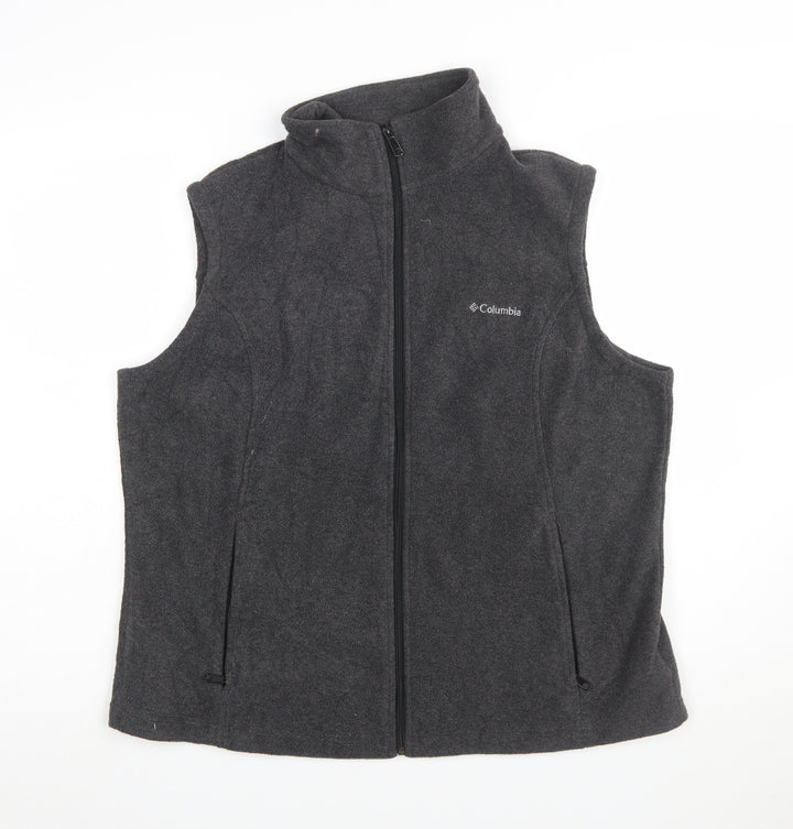 Columbia Women's Grey Fleece Waistcoat XL Lightweight Bodywarmer