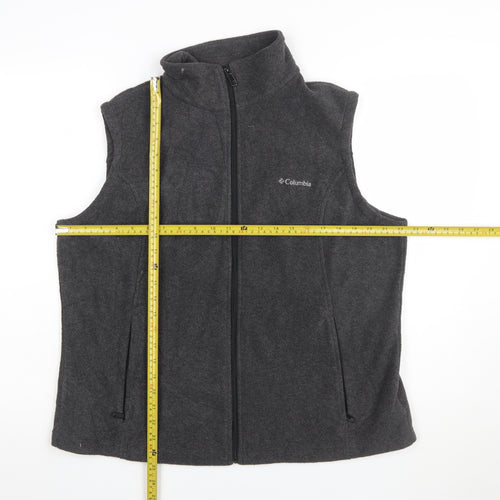 Columbia Women's Grey Fleece Waistcoat XL Lightweight Bodywarmer