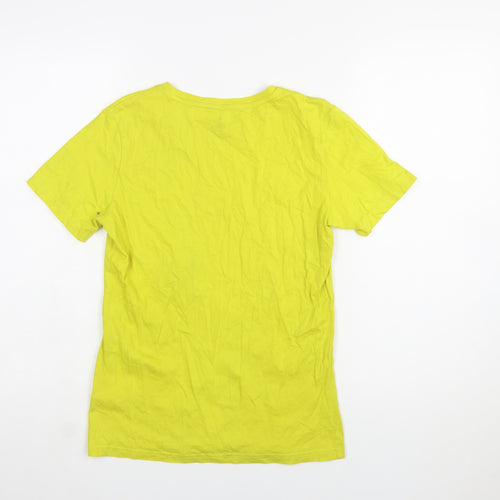 Puma Boys Yellow Graphic Logo Sports T-Shirt 13-14 Years