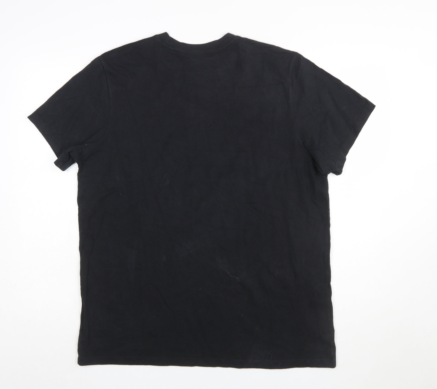 adidas Women Black Basic Crew Neck Regular Fit Short Sleeve T-Shirt Size 18
