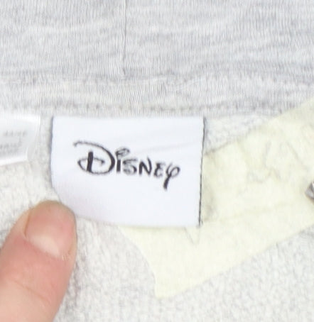Disney Women Grey Minnie Mouse Pullover Hoodie Size 14 Limited Edition