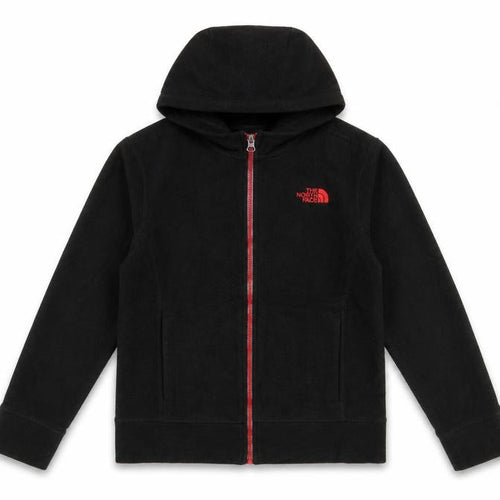 The North Face Boys Black Full Zip Hoodie Size 10-12 Years Fleece