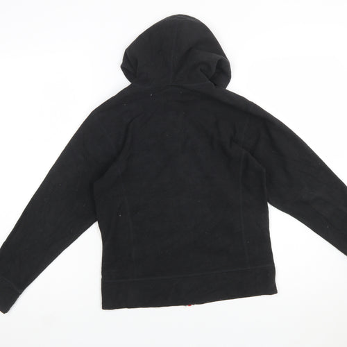 The North Face Boys Black Full Zip Hoodie Size 10-12 Years Fleece