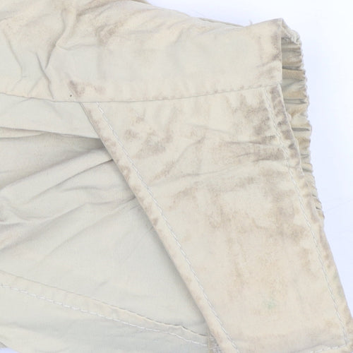 Columbia Women Beige Waterproof Hooded Jacket L