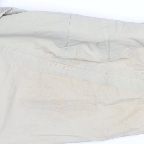 Columbia Women Beige Waterproof Hooded Jacket L