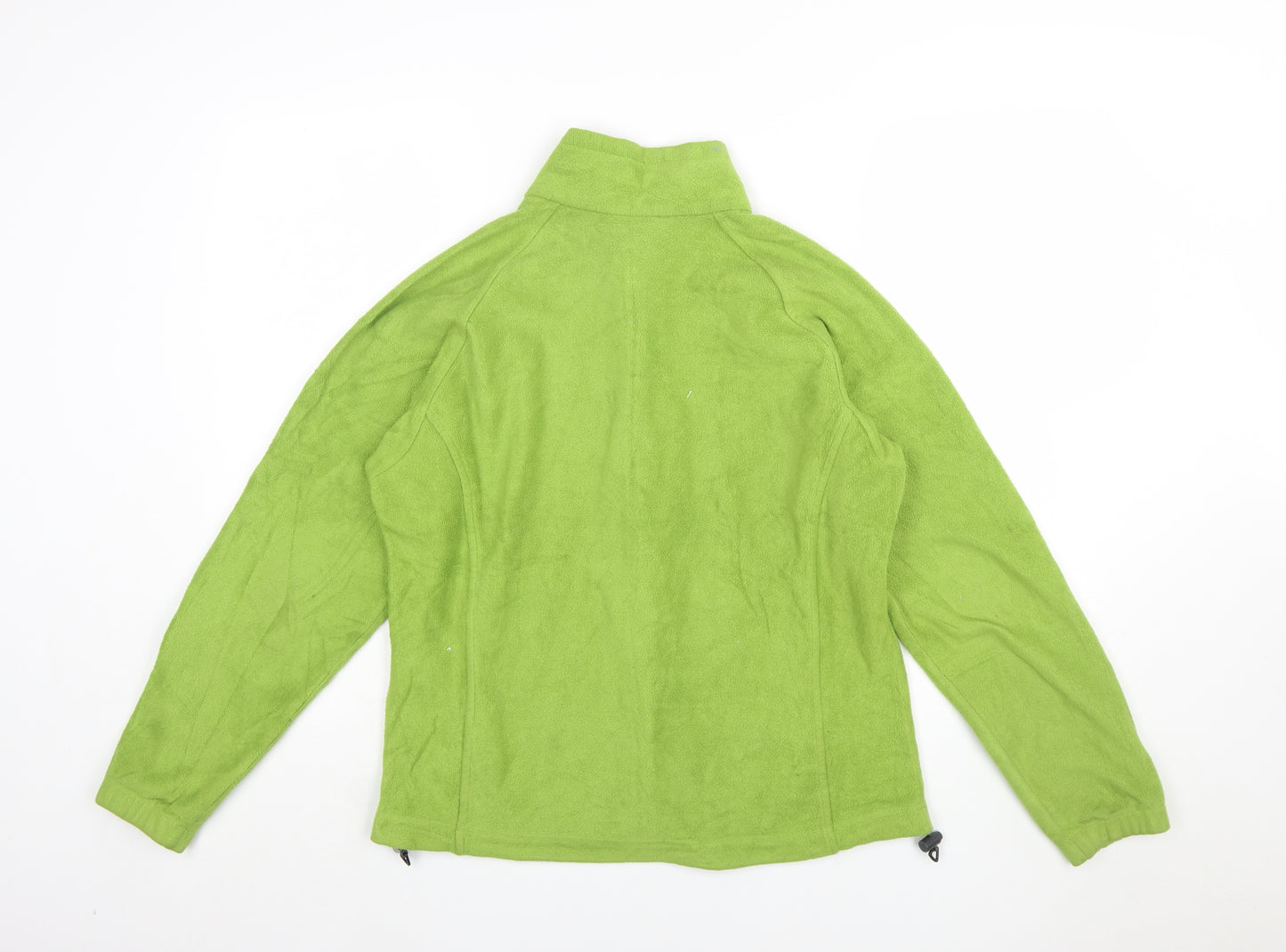 Columbia Women's Green Fleece Full Zip Jacket Size L Outdoor