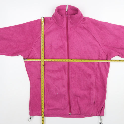 Columbia Women's Pink Fleece Full Zip Jacket Size L