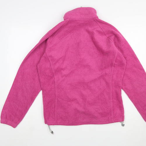 Columbia Women's Pink Fleece Full Zip Jacket Size L