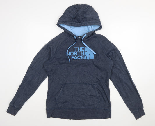 The North Face Women's Blue Pullover Hoodie Size L Regular Fit