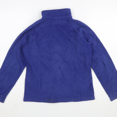 Columbia Boys Blue Fleece Full Zip Jacket Size 14 Years Lightweight Outdoor
