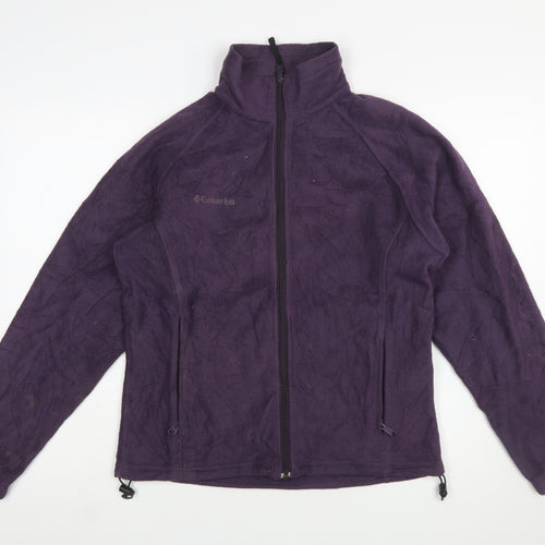 Columbia Women's Purple Fleece Full Zip Jacket Size M