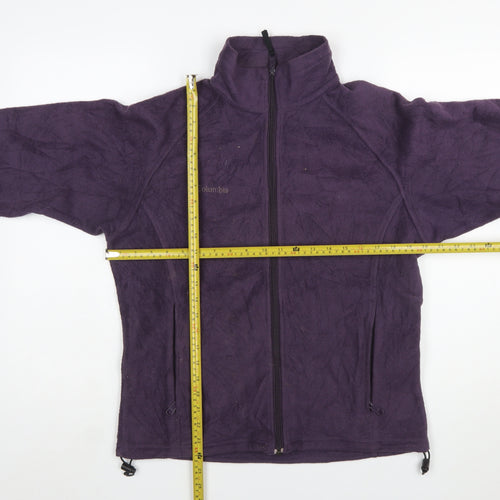 Columbia Women's Purple Fleece Full Zip Jacket Size M