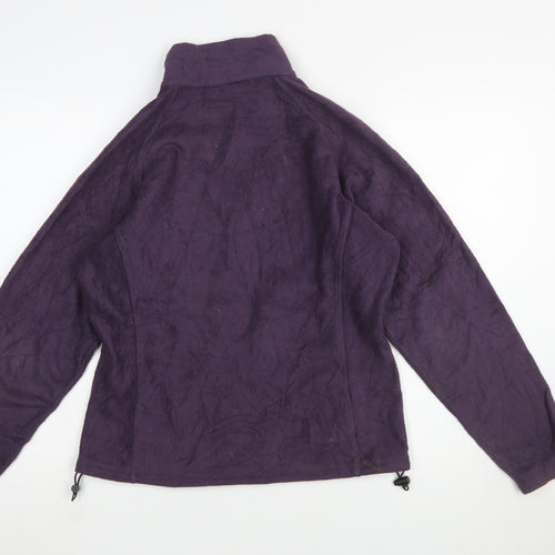 Columbia Women's Purple Fleece Full Zip Jacket Size M