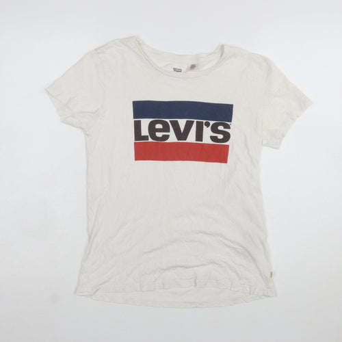 Levi's Women's White XS Basic Logo T-Shirt