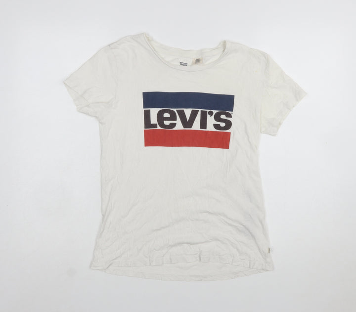 Levi's Women's White XS Basic Logo T-Shirt